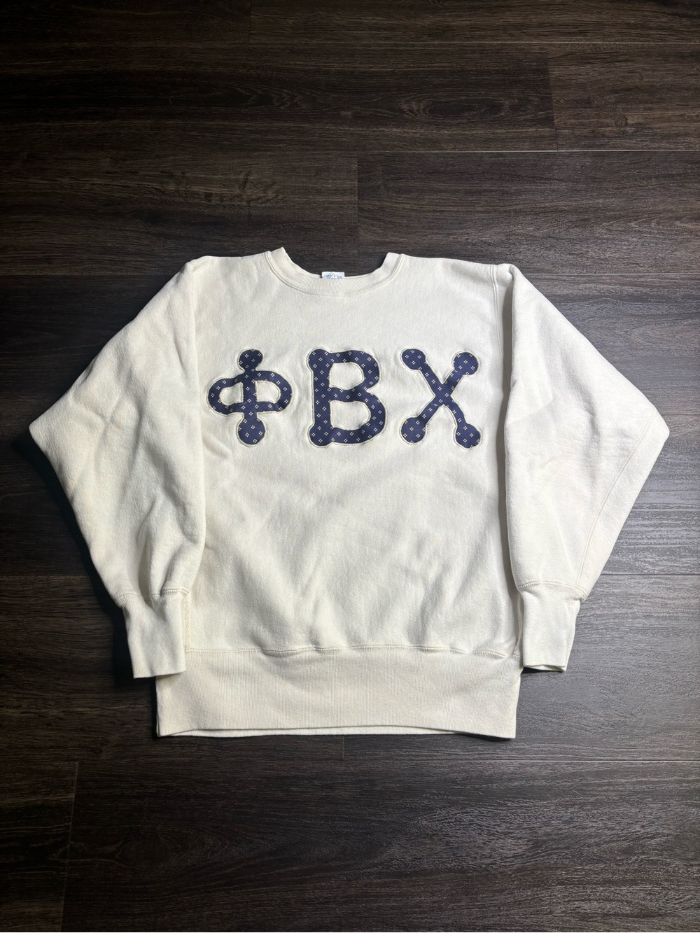 Women’s VTG Champion Reverse Weave Custom Embroidered Sorority Crewneck